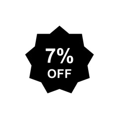 Discount offer icon vector design templates