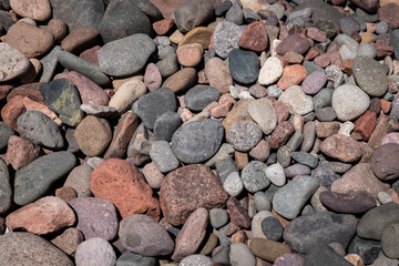 stones on the sand in Argentina