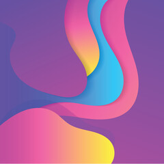 Abstract background. Vector banner template for social media, website and business template presentation. Vector illustration