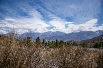 landscape with mountains