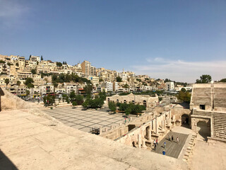 Amman, Jordan, November 2019 - A large city landscape