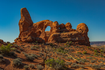 Turret Arch in Arches National Park