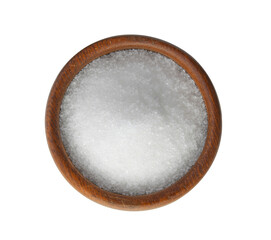 sugar in wood bowl on transparent png