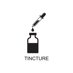 tincture icon , pipette icon vector - obrazy, fototapety, plakaty