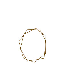 golden wedding frames