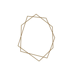 golden wedding frames