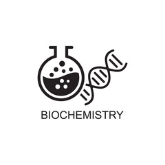 biochemistry icon , medical icon vector