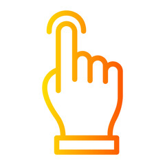 tap gradient icon