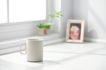 배경 창문 화분 액자 소품 home