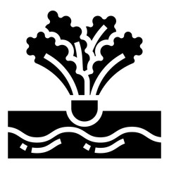 honeycombs glyph icon