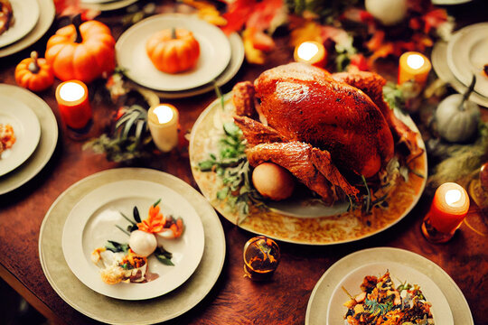 thanksgiving country dinner, Thanksgiving, Turkey