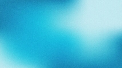 Gradient noise blurred in blue soft color background, grain noise effect wallpaper