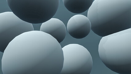 3D ball design decorative wallpaper 