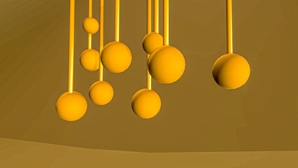 Orange ball decoration 