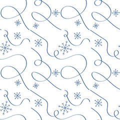 Abstract simple christmas pattern. Colored new year background