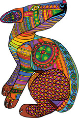 Mexican colourful Dog