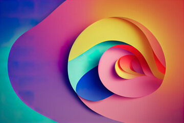 Obraz premium Abstract painting color texture. Modern futuristic pattern, super bright vibrant colors. luxury background