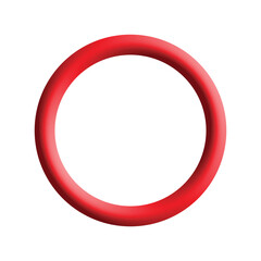red round frame