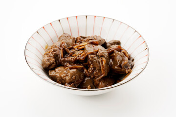 鶏レバーの甘辛煮