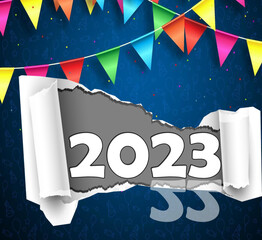 New year celebration Happy new year 2023  holiday year new background happy party 