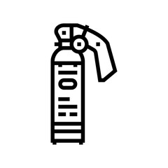 gel pepper line icon vector. gel pepper sign. isolated contour symbol black illustration