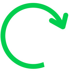 Refresh Symbol Green Color