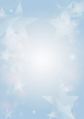 Vector Magical Glowing Background with Silver and Purple Falling Stars on Grey. Sparkle Star Sky Cover and Card Design. Glittery Confetti Frame. Christmas and New Year Poster. Cosmic Bokeh Light.