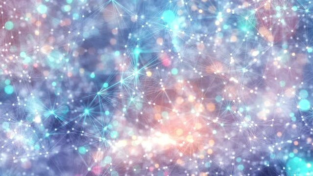 Artificial intelligence brain animation. Digital brain big data deep learning computer machine. Animation big data concept. Big data flow analysis. Artificial intelligence digital brain. 3d render.