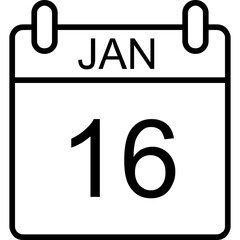 January Icon