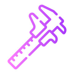 caliper gradient icon