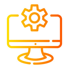 computer gradient icon