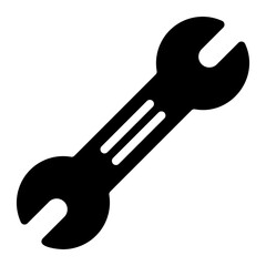wrench glyph icon
