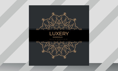 Luxury mandala background with golden mandalas, vector decorative mandala for print, poster, cover, brochure, flyer, and banner.