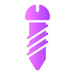 Fototapeta premium screw gradient icon