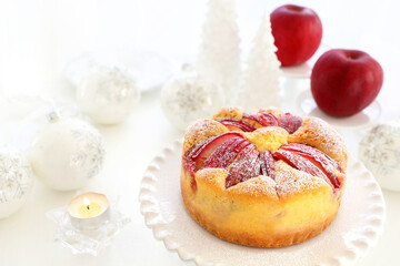 りんごケーキ　紅玉りんごのケーキ