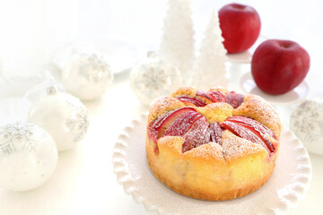 りんごケーキ　紅玉りんごのケーキ