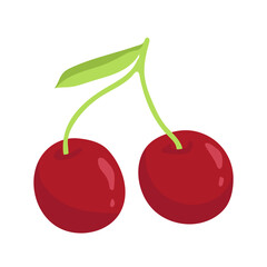 cherry icon isolated style icon vector illustration design.