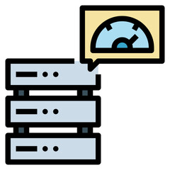 online analytics filled color line