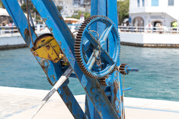 Kran im Hafen