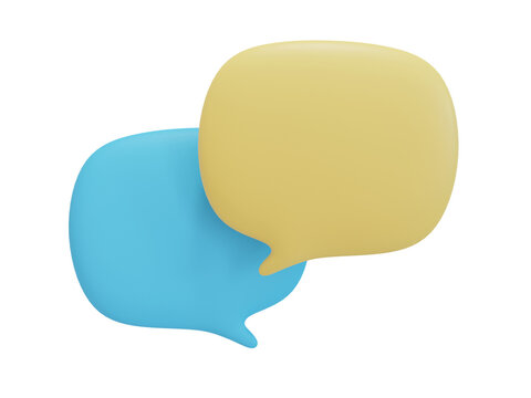 speech text box for discussing and giving advice to customers