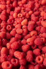 Raspberry - red fresh berryes background