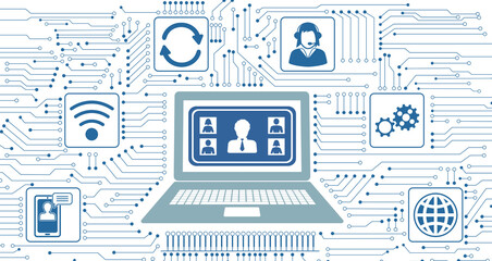 Concept of online meeting