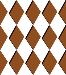 New York Fashion Week Autumn Winter 3D Seamless Pattern Diamond