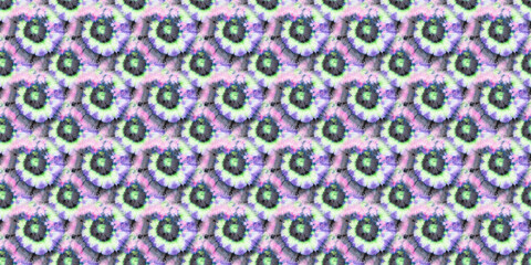Fantasy Psychedelic Kaleidoscope. Seamless. Dye