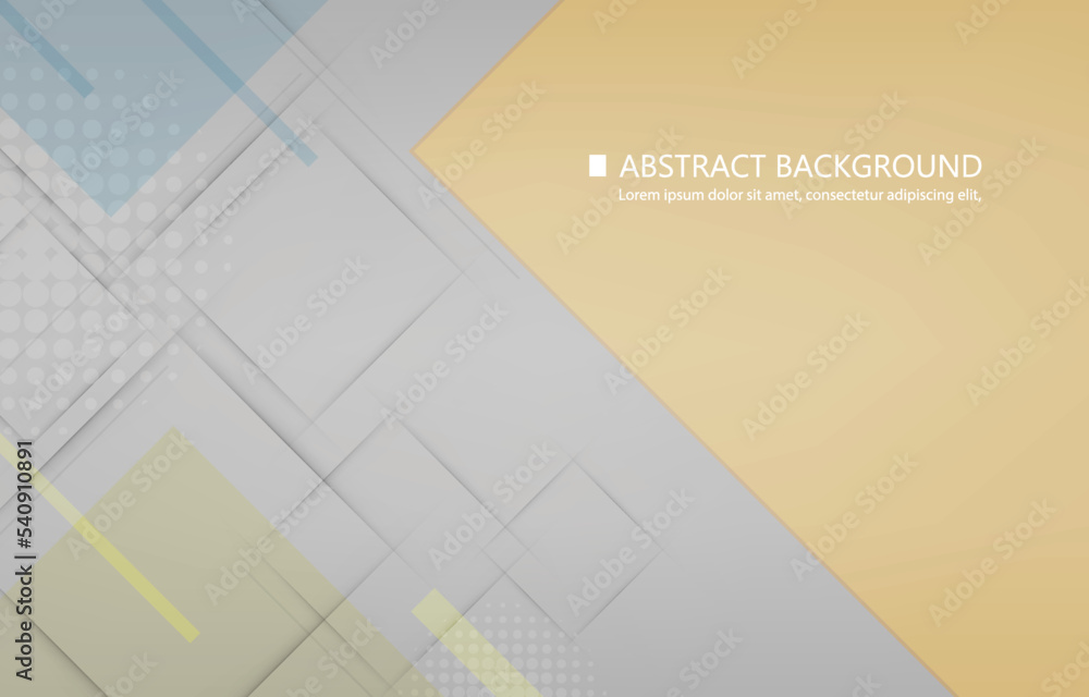 Poster abstract futuristic square shape.vector modern background