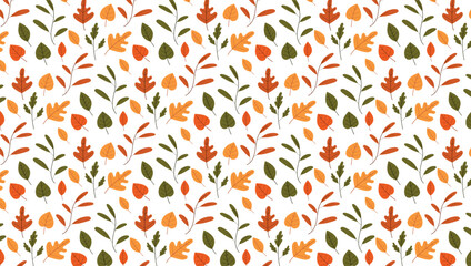pattern, sfondo, autunno, foglie secche, carta da parati

