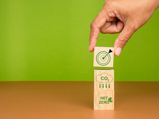 Net-zero emissions in 2050. Save the earth and environment, and be carbon neutral