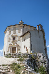 The church of Santa Maria della Pietà in Rocca Calascio