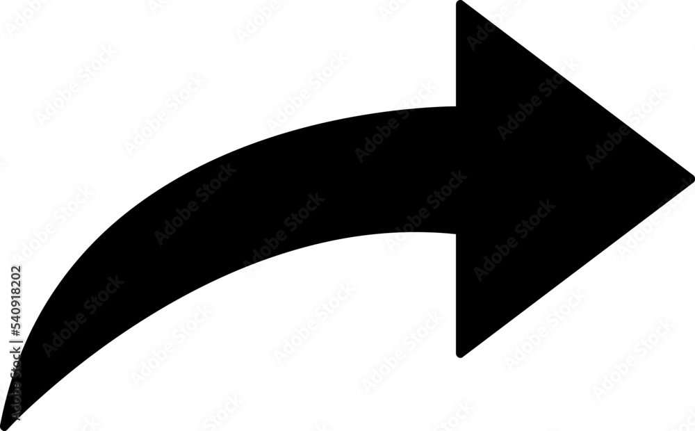 Aufkleber forward icon, next icon vector for web, computer and mobile app on white background..eps