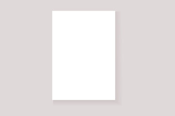 blank realistic wall art frame image poster a4 concept design